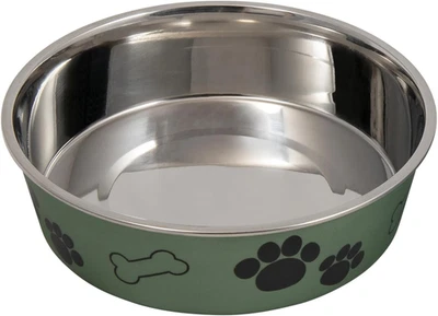 , Ciotola in Acciaio Inox Antiscivolo per Animali Domestici Design Moderno E Fac - Immagine 1 di 4