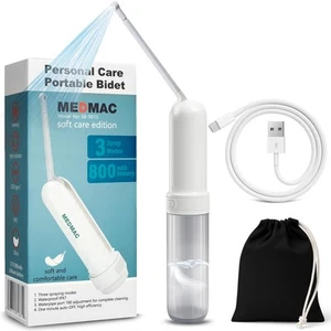 Portable Bidet for Travel, USB-C Rechargeable | 3 Pressure Modes 180ML Travel... - Picture 1 of 6