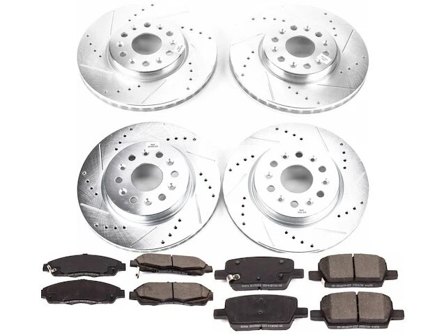 Kit de pastilha de freio dianteiro e traseiro e rotor 37WXFP28 para Buick Enclave 2018 2019 2020 - Imagem 1 de 1