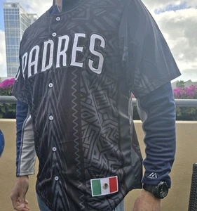 San Diego Padres Mexican Celeb Jersey Themed Game 2025  2X -Large Embroidered  - Picture 1 of 4