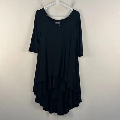 Nourish Collection Womens Small Dress Black Pullover Stretch Knit Nursing 12974 - Image 1 of 4