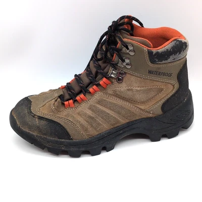 Ozark Trail Boots Mens Brown 8 Waterproof Hiking Work Shoes Leather 6306928 - Image 1 of 4