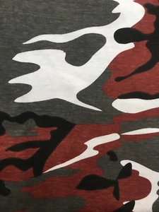 100% Algodón Rojo Camuflaje sin Mangas Camiseta de Tirantes Todo Talla Nuevo - Imagen 1 de 7
