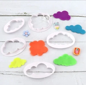 Cookie Cutter Set Cloud Cookie Cutters Fondant Cookies Icing Shape Biscuit Dough - Picture 1 of 6
