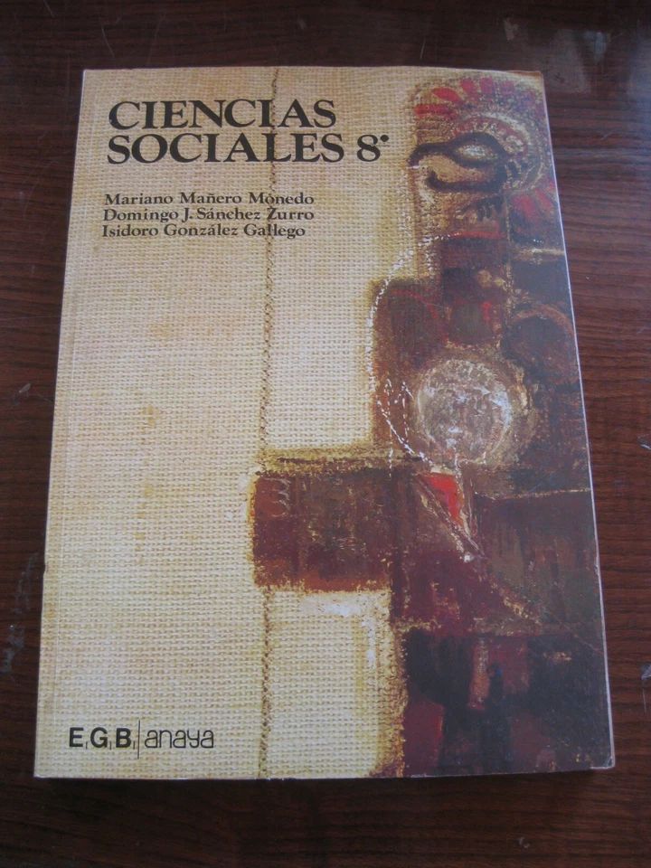 LIBRO TEXTO ESCUELA ESCOLAR COLEGIO CIENCIAS SOCIALES ANAYA 8 8º EGB NUEVO 1977  - Imagen 1 de 4