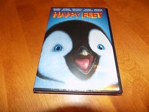 HAPPY FEET Animated Classic Robin Williams Elijah Wood Nicole Kidman DVD NEW - Picture 1 of 2