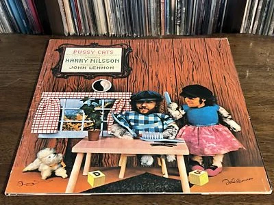 Harry Nilsson Produced By John Lennon - Pussy Cats (LP, Album, Hol) (Very Good P - Image 1 of 4