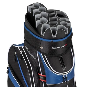 Founders Club Golf Cart Bag Mens 14 Way Organizer Divider Top Show Room Sample - Picture 1 of 28