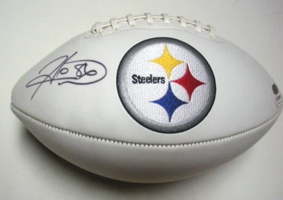 HINES WARD PITTSBURGH STEELERS,GEORGIA BULLDOGS PSA/DNA/COA SIGNED FOOTBALL - Image 1 of 2