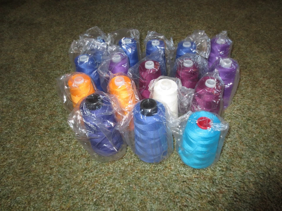 16 - 6,000 Yd. CONES Coats American SPECTRUM I SEWING MACHINE THREAD + - Image 1 of 1