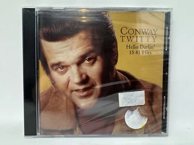 CONWAY TWITTY-HELLO DARLIN':15 #1 HITS-CD-(Country) NEW SEALED RARE - Image 1 of 3