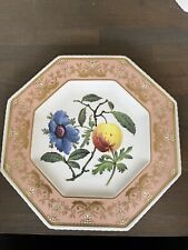 SPODE - CABINET COLLECTION OCTAGONAL PLATE NUMBER 4 ANEMONE AND APPLE