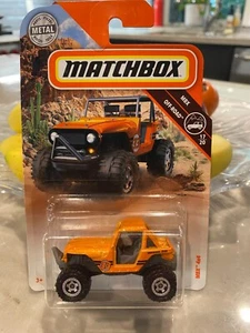 2018 Matchbox MBX Off-Road 17/20 MBX 4x4 Yellow w/Silver Ringed Gear Sp - Picture 1 of 1