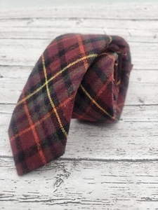 Original Pinguin Krawatte von Munsingwear Baumwolle blau-weiß gestreift Wollmischung O201 - Bild 1 von 8