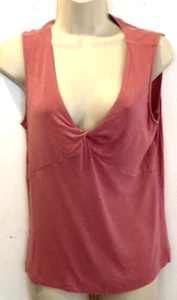 Hillard and Hanson mauve sleeveless knit top Medium 24-078-1 - Picture 1 of 5