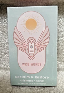 WISE WORDS Reclaim & Restore Affirmation Reading Cards NEWSealed - Picture 1 of 7