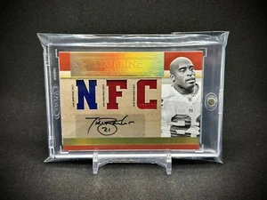 Tiki Barber 2007 National Treasures Timeline Material NFL Autograph /25 SSP - Picture 1 of 2