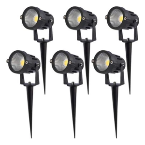 1/2/4/6Pack Outdoor White Landscape LED Spot COB Lights 5W 110V Waterproof IP65 - Picture 1 of 20