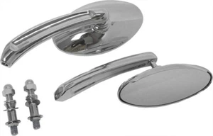 HARDDRIVE 2008-2011 FXCWC Softail Rocker C Harley Davidson MIRRORS CHROME OVAL C - Picture 1 of 1