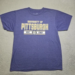 Shirt der University of Pittsburgh Herren groß blau kurzärmelig Rundhalsausschnitt - Bild 1 von 12