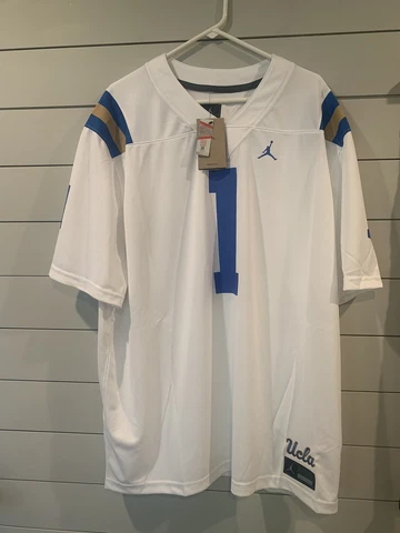 NWT! Jordan Brand UCLA Bruins #1 NCAA Licensed Jersey Mens 3XL White Nike $105 Cover
