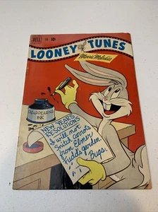 Cómics de Looney Tunes Merrie Melodies No. Cómic Dell de 10 centavos 124 de febrero de 1952 - Imagen 1 de 12