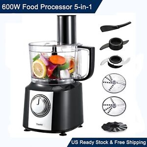 600W Kitchen Food Processor Blender Chopper Juicer Mixer 5-in-1 Chef Machine