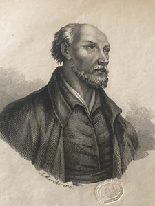Giuseppe Calasanz Acquaforte XIX Siècle .spagna José Calasanz. Portrait - Picture 1 of 6