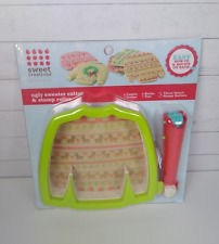 Ugly Christmas Sweater Cookie Cutter Stamp Roller Set Holiday Party Decorate New