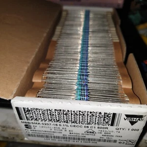 RESISTENCIAS DE AUDIO DE PRECISIÓN DE HIEND VISHAY SMA0207 1/2W 500R 0.1% 15ppm! 50 piezas - Imagen 1 de 1