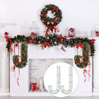 4 Pcs Tpe Christmas Wreath Floral Hoop Ring Metal Hoops Craft
