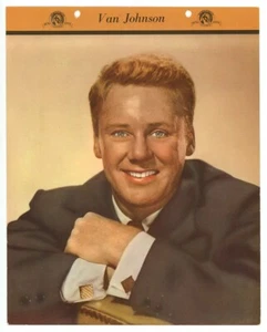 VAN JOHNSON original 1940s MGM collectors color print - Picture 1 of 2