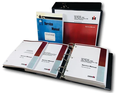 International 186 1086 Hydro Tractor Service Repair Shop Manual Hydrostatic Set - Image 1 of 4