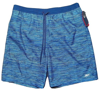 Bañador de voleibol REEBOK para hombre XL azul humilde 9" NUEVO Foto 1 de 4