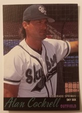 1996 Colorado Springs Sky Sox Alan Cockrell #8