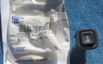 Interruptor de tablero inflador de aire izquierdo Chevy Pontiac Buick Olds 2003 2009 nuevo en stock GM 10324199 Foto 1 de 4