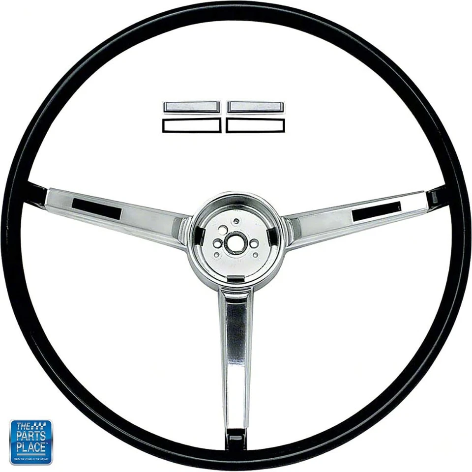 1967 Chevelle Nova Chevy II SS руль не включает крышку черный EA - Изображение 1 из 1