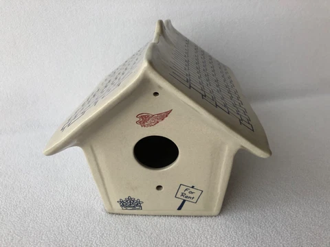 Red Wing Pottery Stoneware House of Wren Bird House Cover