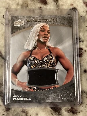 2021 Upper Deck AEW Spectrum Jade Cargill Memorabilia Relic Card No. 58 - Image 1 of 2