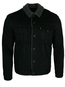 Levi’s Men’s Sherpa Denim Trucker Jacket in Duvall 16365-0054 - Picture 1 of 5