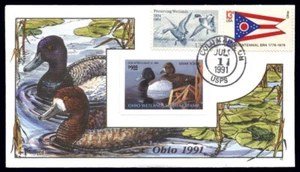 Duck FDC - OH10 1991 Ohio - Picture 1 of 1