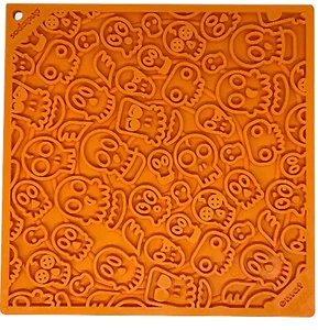 Sodapup Lamer Alfombrilla - Enrichment Emat Zombi Diseño - Grande/Naranja - - Imagen 1 de 5
