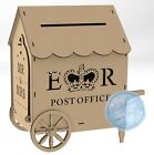 Y382WEDDING POST BOX XXX LARGE ROYAL MAIL DONUT WALL CANDY CART MDF KIT CART