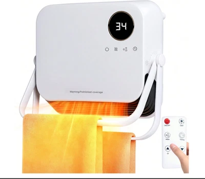 OLIXIS OLIXIS Calentador de Pared Inteligente, 1500W Calefacción Rápida Calentador de Espacio Eléctrico para En Foto 1 de 4