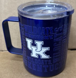 Kentucky Wildcats 15 oz Stainless Steel Travel Mug w/ Handle NCAA Licensed - Picture 1 of 4