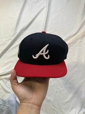 New Era Atlanta Braves 2021 World Series Bound Home Size 7 3/8 - Image 1 of 3