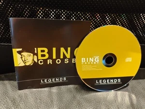 Disc And Cover Only Bing Crosby - Legends (CD 2012) Global Journey Legends Album - Picture 1 of 1