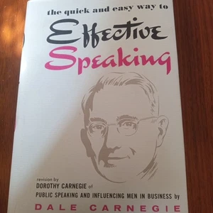 Quick Easy Way Effective Speaking Dorothy Dale Carnegie HCDJ 1984 Usa - Picture 1 of 2