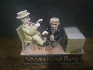 Antique Cast Iron Mechanical Shoe Shine Bank Hawthorne Direct LLC - Picture 1 of 6