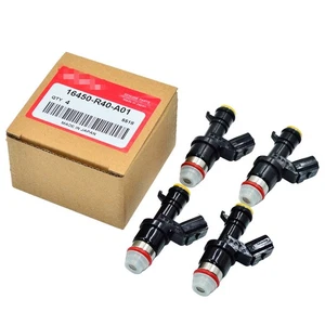 NEW 4 Fuel Injectors  Fits For 2008-12 HONDA ACCORD 2.4L 16450-R40-A01 - Picture 1 of 9